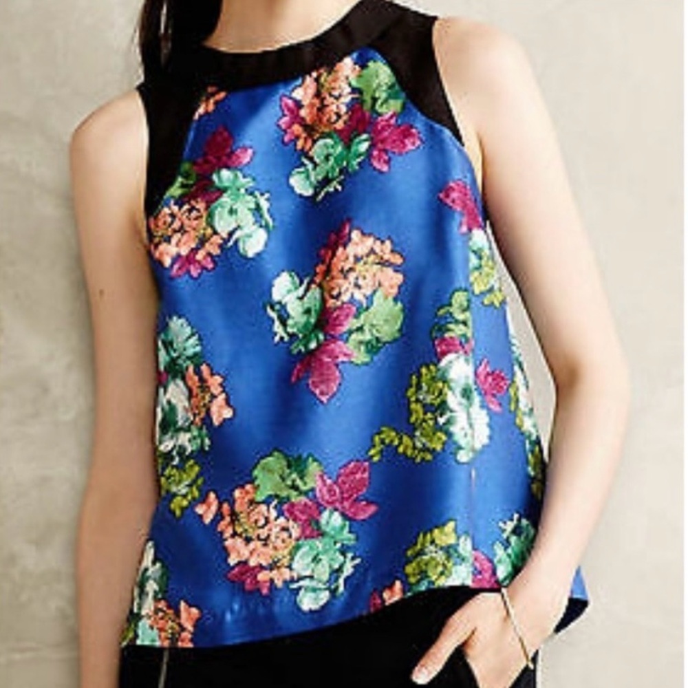 Anthropologie Azusa Shell zip tank top by HD in Paris, size 2